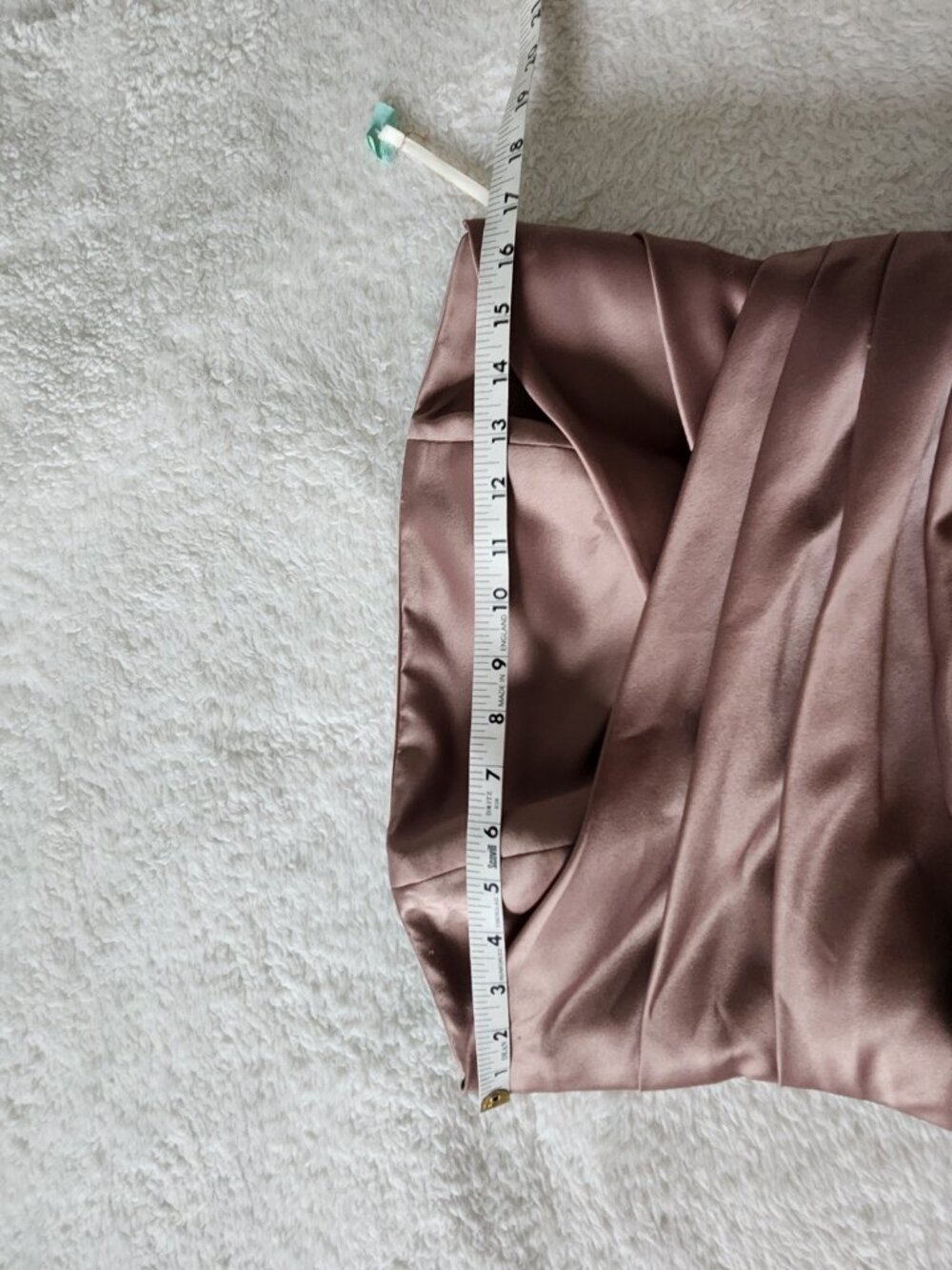 Ladies Obsessions Haute Couture Two Piece Brown Satin A-line Corset Dress Sz 10 - Picture 11 of 14